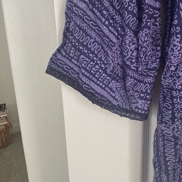 Roxy Purple Textured Women's Cardigan - Picture 3 of 8